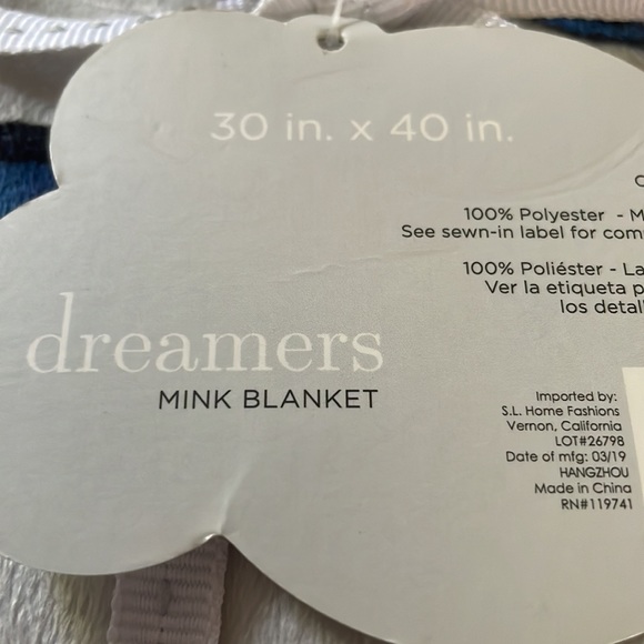 Dreamers Football themed Mink Blanket - Picture 3 of 4